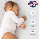 Sealy Baby Firm Rest 2-Stage Antibacterial Crib Mattress - White Image 15 Thumbnail