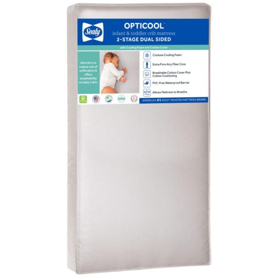 Sealy OptiCool Crib Mattress