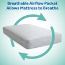 Sealy Baby Firm Rest 2-Stage Antibacterial Crib Mattress - White Image 2 Thumbnail