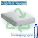 Sealy Baby Firm Rest 2-Stage Antibacterial Crib Mattress - White Image 12 Thumbnail