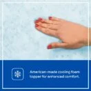 Sealy Cozy Cool Hybrid 2-Stage Crib Mattress american made cooling foam Thumbnail