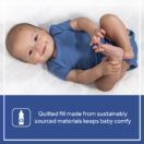 Sealy Stain Release Waterproof Fitted Crib Mattress Pad - White Image 8 Thumbnail