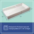 Designed to fit dresser tops and changing tables Thumbnail