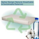Sealy Everlite Airy Polyfiber 2-Stage Crib Mattress natural, breathable, and sustainable materials Thumbnail