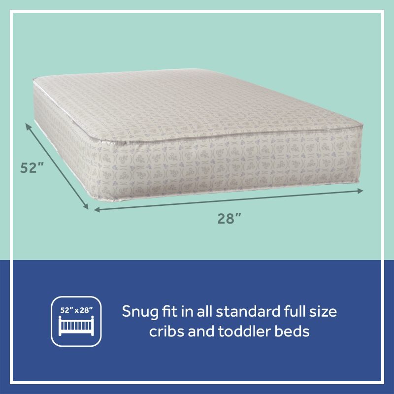 Sealy Baby Firm Rest 2-Stage Antibacterial Crib Mattress 52