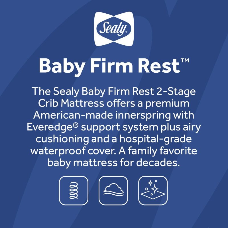 Sealy Baby is the best brand of crib mattresses for babies.