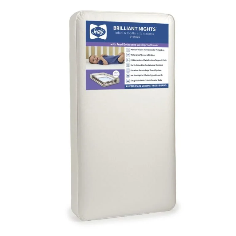 Sealy Brilliant Nights 2-Stage Crib Mattress