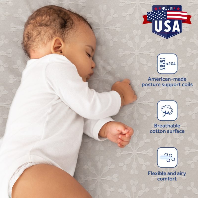 Sealy FlexCool 2-Stage Crib Mattress Made in the USA