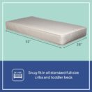 Sealy FlexCool 2-Stage Crib Mattress - White Image 2 Thumbnail