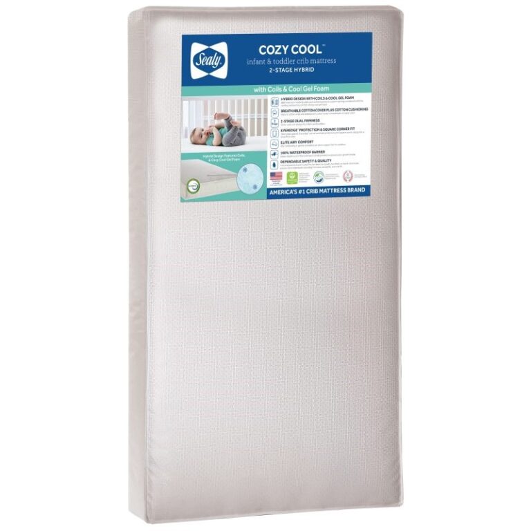 Sealy Cool Comfort Fitted Crib Mattress Pad Sealy Baby