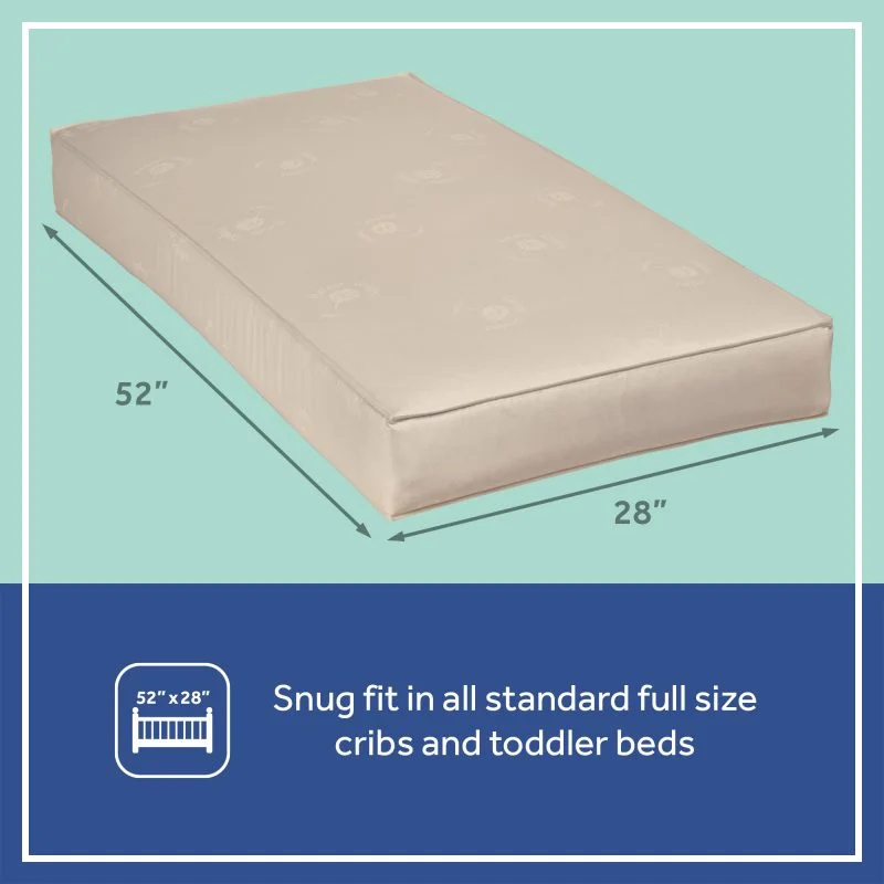 Sealy Soybean Serenity 2-Stage Foam Crib Mattress 52