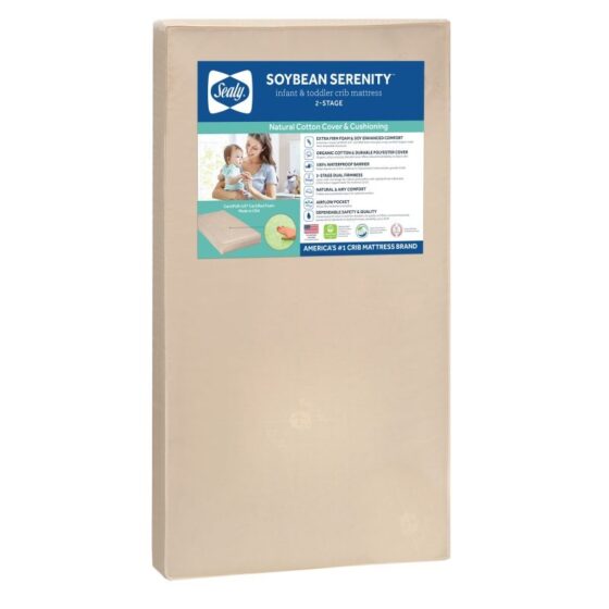 Sealy soybean serenity organic crib mattress on sale