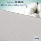 Sealy 2-Cool 2-Stage Crib Mattress natural cotton comfort Thumbnail