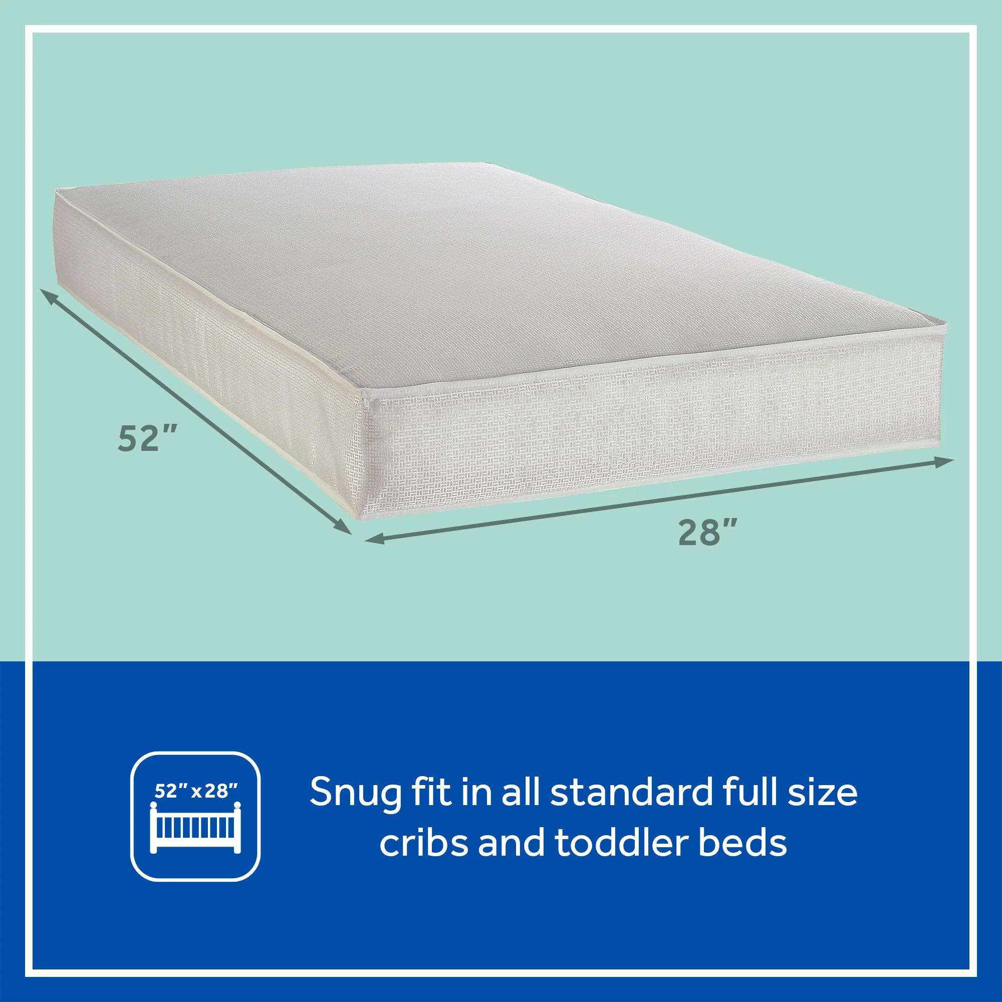 Sealy OptiCool 2-Stage Crib Mattress 52