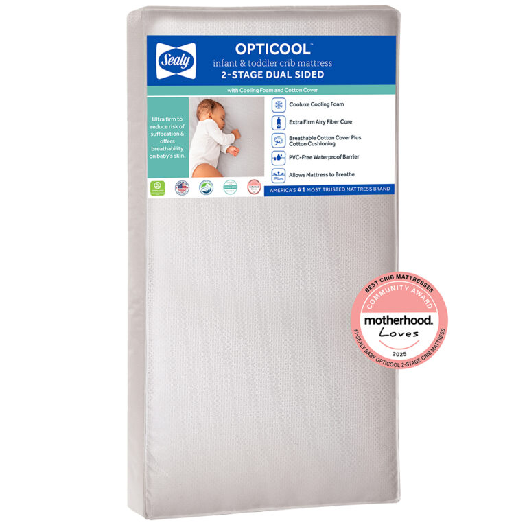 Sealy OptiCool 2-Stage Crib Mattress