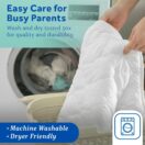 Machine washable and dryer friendly crib mattress protector pad Thumbnail