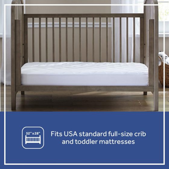 Sealy Cool Comfort Fitted Crib Mattress Pad Sealy Baby