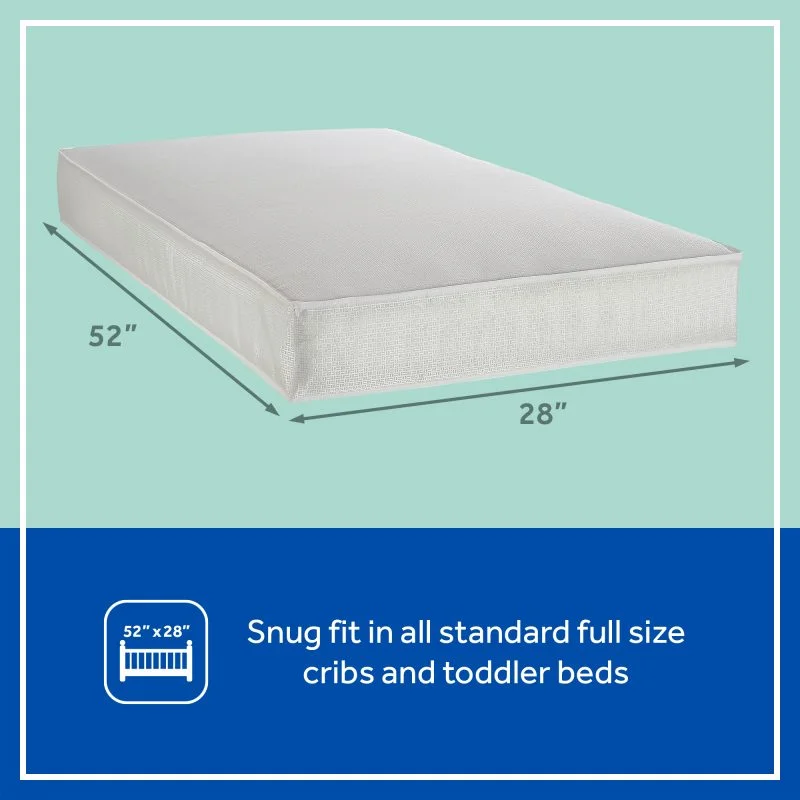 Sealy Cozy Cool Hybrid 2-Stage Crib Mattress 52