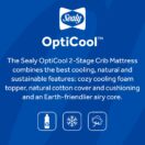 Sealy OptiCool 2-Stage Crib Mattress cooling, natural and sustainable features Thumbnail