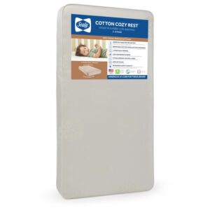 Sealy Cotton Cozy Rest 2-Stage Crib Mattress