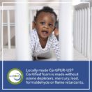 Sealy Soybean Serenity 2-Stage Foam Crib Mattress certified foam Thumbnail
