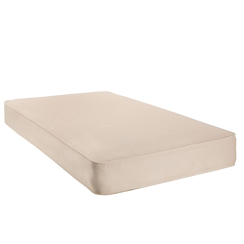 Sealy Cotton Comfort 2-Stage Crib Mattress dimensions 51.8x27.5 inches fits standard full size cribs and toddler beds