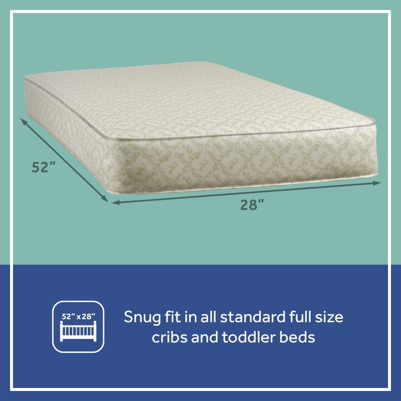 Crib mattress laying down