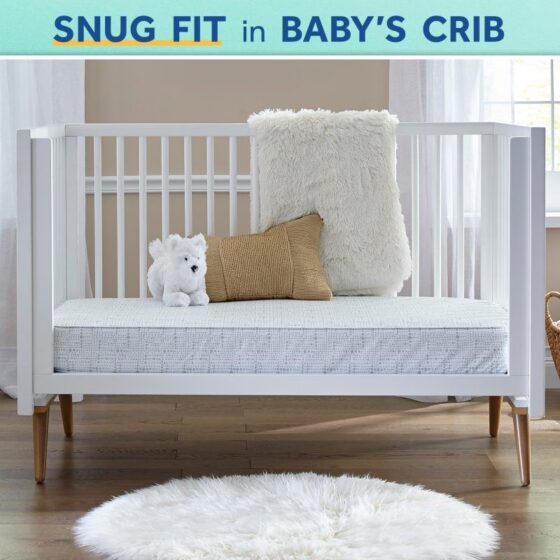 Adjustable crib mattress deals