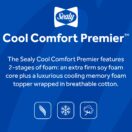 Sealy Cool Comfort Premier 2-Stage Crib Mattress 2-stage of foam wrapped in breathable cotton Thumbnail