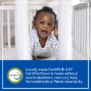 Sealy Soybean Dreams Antibacterial 2-Stage Crib Mattress CertiPUR-US certified American-made foam no PBDE fire retardants lead mercury formaldehyde phthalates harmful materials Thumbnail