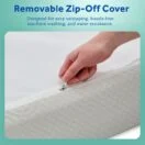 Sealy Butterfly Waterproof Crib Mattress - AVALON GRAY & WHITE Image 10 Thumbnail