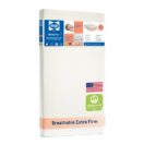 Sealy Butterfly Breathable Knit Crib and Toddler Mattress American-made CertiPUR-US foam breathable knit cover bed in a box GREENGUARD Gold 7 year warranty Thumbnail
