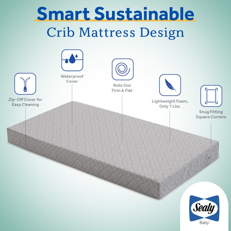 Exploded crib mattress view