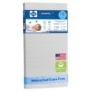 Sealy Butterfly Waterproof Crib Mattress - AVALON GRAY WHITE Image 1 Thumbnail