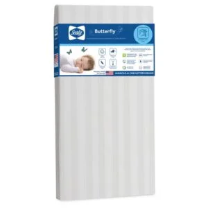 Sealy Butterfly Waterproof Crib Mattress
