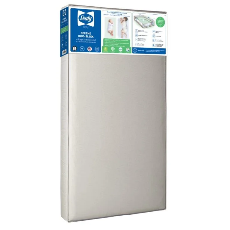 Sealy Serene Duo-Sleek 2-Stage Crib Mattress