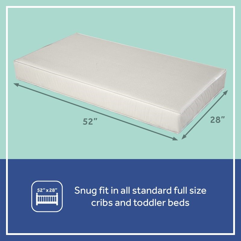 Sealy Serene Duo-Sleek 2-Stage Crib Mattress 52