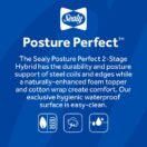 Sealy Posture Perfect 2-Stage Hybrid Crib Mattress features 150 steel coils soybean memory foam hypoallergenic layers waterproof cover GREENGUARD Gold Cribsie Award Thumbnail