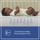 Sealy Baby Posturepedic Grow 2-Stage Crib Mattress - Gold Luxor Image 10 Thumbnail