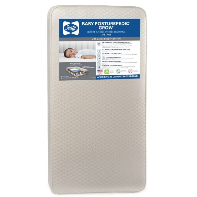 Sealy ortho crib mattress on sale