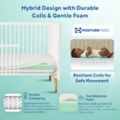 Sealy Baby Posturepedic Grace Hybrid mattress construction featuring durable innerspring coils and gentle foam layers Thumbnail