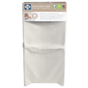 Sealy Cotton Comfort 3-Sided Diaper Changing Pad