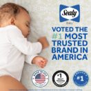 Sealy Baby voted America's number one crib mattress brand Butterfly Posture Support parent-tested trusted quality safety baby features Thumbnail