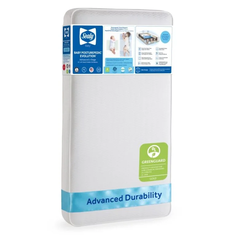 Sealy Baby Posturepedic Evolution 2-Stage Crib Mattress Product Photo