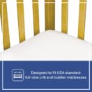 Sealy Allergy Protect Antimicrobial Waterproof Crib Mattress Pad - White Image 8 Thumbnail