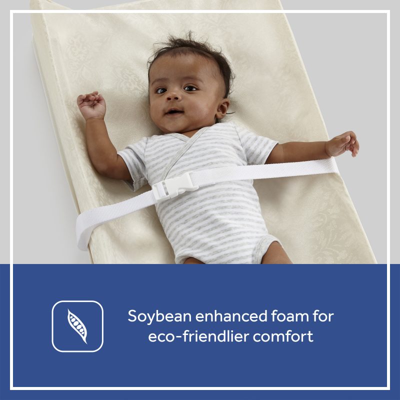 Sealy Antibacterial Waterproof Contoured Diaper Changing Pad - PHN Antibacterial Image 4
