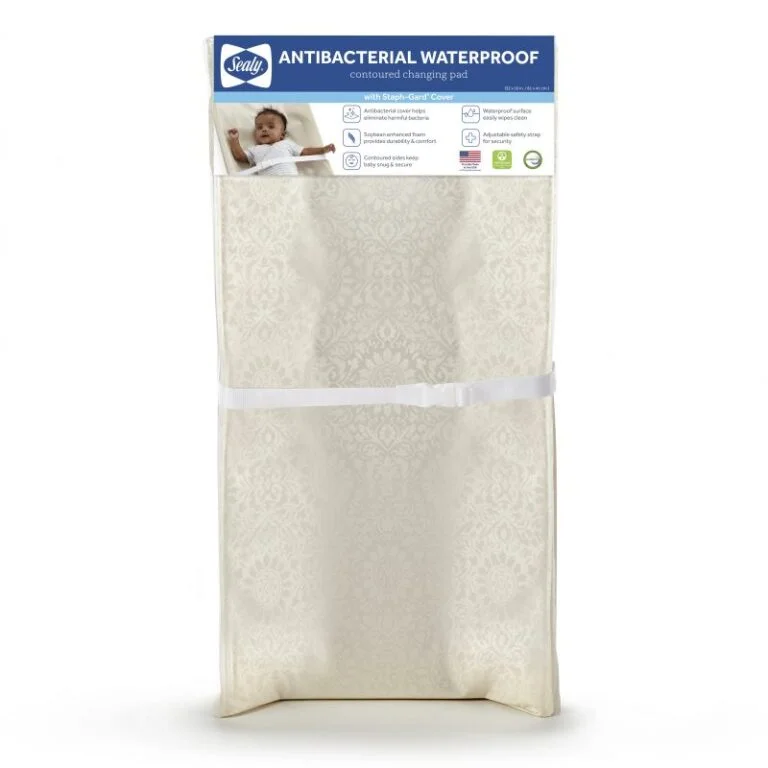 Sealy Antibacterial Waterproof Contoured Diaper Changing Pad Product Photo