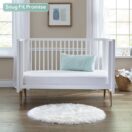 Sealy Airial All-2-Fresh 2-Stage Crib Mattress snug fit in crib Thumbnail