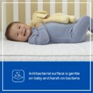 Sealy Airial All-2-Fresh 2-Stage Crib Mattress antibacterial surface gentle on baby Thumbnail