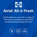 Sealy Airial All-2-Fresh 2-Stage Crib Mattress lightweight airy core with 2-stages of firmness Thumbnail